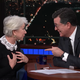 Helen Mirren, Stephen Colbert